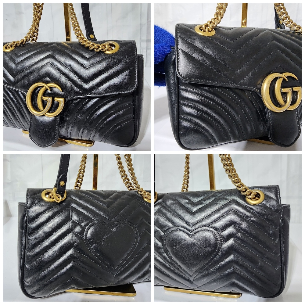 Gucci GG Marmont Medium Matelassé Shoulder Bag - Picture 11 of 14